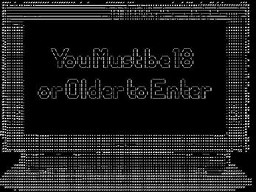 You Must Be 18 or Older to Enter