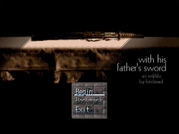 With His Father's Sword